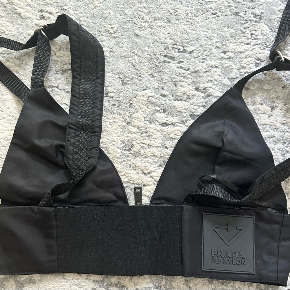 Prada Black Crop Top - Picture 3 of 6